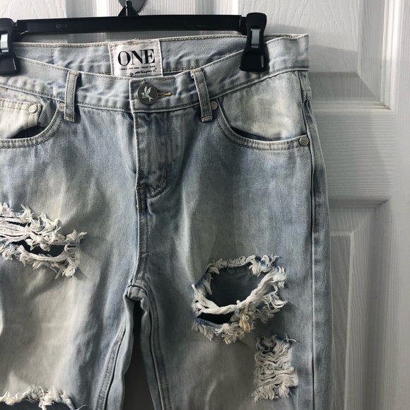 ONE Teaspoon 100% Cotton Jeans - Picture 4 of 8